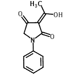 CAS#: 719-86-8， (3Z)-3-(1-Hydroxyethylidene)-1-phenyl-2,4-pyrrolidinedione