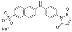 CAS#: 71936-81-7， 6-[[4-(2,5-Dihydro-2,5-Dioxo-1H-Pyrrol-1-Yl)Phenyl]Amino]-2-Naphthalenesulfonicacid Sodium Salt(1:1)