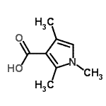 CAS#: 71959-94-9， 1,2,4-Trimethyl-1H-pyrrole-3-carboxylic acid