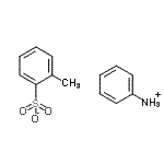 CAS#: 71965-02-1， Anilinium 2-methylbenzenesulfonate
