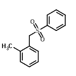 结构式 CAS# 71996-48-0, 1-甲基-2-[(苯磺酰基)甲基]苯