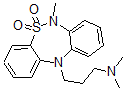 CAS#: 7200-23-9， 6-Methyl 11 (3-Dimethylaminopropyl)Dibenzo(c.f)(1,2,5)Thiadiazepine 5,5-dioxide