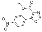structure of CAS# 72030-87-6, 5-(4-Nitrophenyl)-4-Oxazolecarboxylic Acid Ethyl Ester;Ethyl 5-(4-Nitrophenyl)Oxazole-4-Carboxylate
