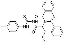 CAS#: 72045-79-5， 4-Methyl-N-[(4-Methylphenyl)Carbamothioyl]-2-(4-Oxo-2-Phenylquinazolin-3-Yl)Pentanamide