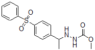CAS 登录号：72050-75-0， N-[1-(4-苯磺酰基苯基)乙基氨基]氨基甲酸甲酯