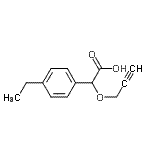 CAS#: 720707-14-2， (4-Ethylphenyl)(2-propyn-1-yloxy)acetic acid