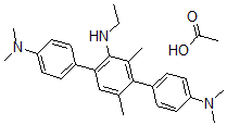 CAS#: 72102-66-0， 3,6-Bis(4-Dimethylaminophenyl)-N-Ethyl-2,4-Dimethylaniline Acetate