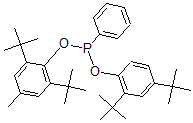 CAS#: 72102-70-6， (2,6-Ditert-Butyl-4-Methylphenoxy)-(2,4-Ditert-Butylphenoxy)-Phenylphosphane