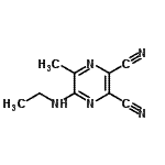 CAS#: 72112-35-7， 5-(Ethylamino)-6-methyl-2,3-pyrazinedicarbonitrile
