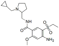 CAS#: 72135-20-7， 4-Amino-N-[[1-(Cyclopropylmethyl)Pyrrolidin-2-Yl]Methyl]-5-Ethylsulfonyl-2-Methoxybenzamide