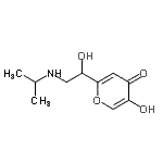 CAS#: 721387-09-3， 5-Hydroxy-2-[1-hydroxy-2-(isopropylamino)ethyl]-4H-pyran-4-one