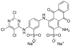 CAS#: 72139-12-9， Disodium 1-Amino-9,10-Dioxo-4-[[3-Sulfonato-4-[(2,5,6-Trichloropyrimidin-4-Yl)Amino]Phenyl]Amino]Anthracene-2-Sulfonate