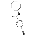 CAS#: 721405-90-9， 4-Cyano-N-cyclooctylbenzamide