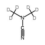 structure of CAS# 72142-88-2, Bis[(<sup>2</sup>H<sub>3</sub>)methyl]cyanamide;Dimethyl-d6-cyanamide;328472_ALDRICH