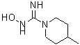 CAS#: 721450-19-7， N-Hydroxy-4-methyl-1-piperidinecarboximidamide
