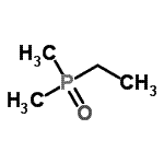 structure of CAS# 7215-33-0, Ethyl(dimethyl)phosphine oxide;DIETHYLPHOSPHINE OXIDE;NCI60_005094;NSC617056