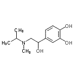 CAS#: 721917-88-0， 4-{1-Hydroxy-2-[isopropyl(methyl)amino]ethyl}-1,2-benzenediol
