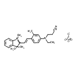 CAS#: 72208-20-9， 3-[ethyl-[3-methyl-4-[(E)-2-(1,3,3-trimethylindol-1-ium-2-yl)vinyl]phenyl]amino]propanenitrile phosphate