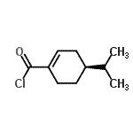CAS 登录号：72233-48-8， (4S)-4-异丙基-1-环己烯-1-甲酰氯