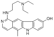 CAS#: 72238-04-1， 1-((3-(Diethylamino)Propyl)Amino)-5-Methyl-6H-Pyrido(4,3-b)Carbazol-9- Ol