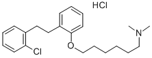CAS#: 72279-32-4， 6-[2-[2-(2-Chlorophenyl)Ethyl]Phenoxy]-N,N-Dimethylhexan-1-Amine Hydrochloride