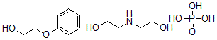 CAS#: 72283-39-7， 2-(2-Hydroxyethylamino)Ethanol, 2-Phenoxyethanol, Phosphoric Acid