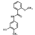 CAS#: 723257-28-1， N-(3-Hydroxy-4-methylphenyl)-2-methoxybenzamide