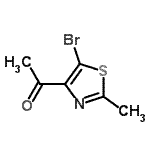 CAS#: 723743-67-7， 1-(5-Bromo-2-methyl-1,3-thiazol-4-yl)ethanone