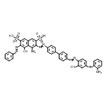 CAS#: 72379-45-4， 4-Amino-5-hydroxy-3-{[4'-({2-hydroxy-4-[(2-methylphenyl)amino]phenyl}diazenyl)-4-biphenylyl]diazenyl}-6-(phenyldiazenyl)-2,7-naphthalenedisulfonic acid
