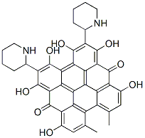 CAS#: 72393-03-4， 1,3,4,6,8,13-Hexahydroxy-10,11-Dimethyl-2,5-Di-2-Piperidinyl-Phenanthro(1,10,9,8-opqra)Perylene-7,14-Dione