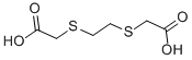 structure of CAS# 7244-02-2, (Ethylenedithio)Diacetic Acid;2-[2-(2-Oxido-2-Oxo-Ethyl)Sulfanylethylsulfanyl]Acetate;2-[2-[(2-Oxido-2-Oxoethyl)Thio]Ethylthio]Acetate;2-[2-[(2-Keto-2-Oxido-Ethyl)Thio]Ethylthio]Acetate
