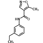 CAS#: 724436-22-0， N-(3-Ethylphenyl)-5-methyl-1,2-oxazole-4-carboxamide