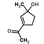 CAS#: 724465-42-3， 1-(3-Hydroxy-3-methyl-1-cyclopenten-1-yl)ethanone
