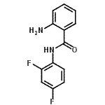 CAS 登录号：724736-83-8， 2-氨基-N-(2,4-二氟苯基)苯甲酰胺