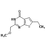 CAS#: 724745-42-0， 6-Ethyl-2-(methoxymethyl)thieno[2,3-d]pyrimidin-4-ol