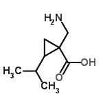 CAS#: 724772-95-6， 1-(Aminomethyl)-2-isopropylcyclopropanecarboxylic acid