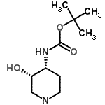 CAS#: 724787-35-3， 2-Methyl-2-propanyl [(3S,4R)-3-hydroxy-4-piperidinyl]carbamate