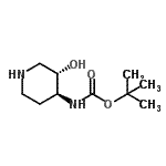 CAS#: 724788-22-1， 2-Methyl-2-propanyl [(3S,4S)-3-hydroxy-4-piperidinyl]carbamate