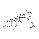 CAS#: 72498-89-6， (6alpha,9beta,11beta)-6-Fluoro-3,20-dioxo-9,11-epoxypregna-1,4-diene-17,21-diyl diacetate