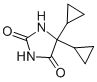 structure of CAS# 7250-75-1, 5,5-Dicyclopropylhydantoin;5,5-Dicyclopropylhydantoin;Nsc30165;Zinc00156113