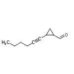 CAS#: 72536-26-6， 2-(1-Hexyn-1-yl)cyclopropanecarbaldehyde