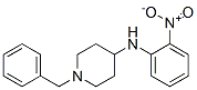 structure of CAS# 7255-89-2, 1-Benzyl-N-(2-Nitrophenyl)Piperidin-4-Amine;N-(2-Nitrophenyl)-1-(Phenylmethyl)-4-Piperidinamine;[1-(Benzyl)-4-Piperidyl]-(2-Nitrophenyl)Amine