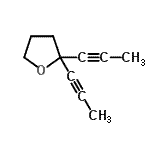 CAS#: 72567-14-7， 2,2-Di(1-propyn-1-yl)tetrahydrofuran