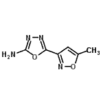 CAS#: 725698-89-5， 5-(5-Methyl-1,2-oxazol-3-yl)-1,3,4-oxadiazol-2-amine