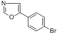 structure of CAS# 72571-06-3, 5-(4-Bromophenyl)-Oxazole;5-(4-BROMOPHENYL)-1,3-OXAZOLE;5-(4-BROMOPHENYL)OXAZOLE