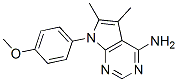 CAS#: 72578-37-1， 7-(4-Methoxyphenyl)-5,6-Dimethylpyrrolo[3,2-e]Pyrimidin-4-Amine