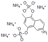 CAS#: 72605-69-7， 6-Iodo-2-Methyl-1,4-Naphthoquinol Bis(Diammonium Phosphate)