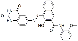 CAS#: 72639-28-2， (4Z)-4-[(2,4-Dioxo-1H-Quinazolin-6-Yl)Hydrazinylidene]-N-(2-Methoxyphenyl)-3-Oxonaphthalene-2-Carboxamide