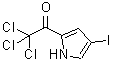 结构式 CAS# 72652-33-6, 2,2,2-三氯-1-(4-碘-1H-吡咯-2-基)乙酮