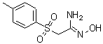 结构式 CAS# 72660-98-1, N'-羟基-2-[(4-甲基苯基)磺酰基]乙脒